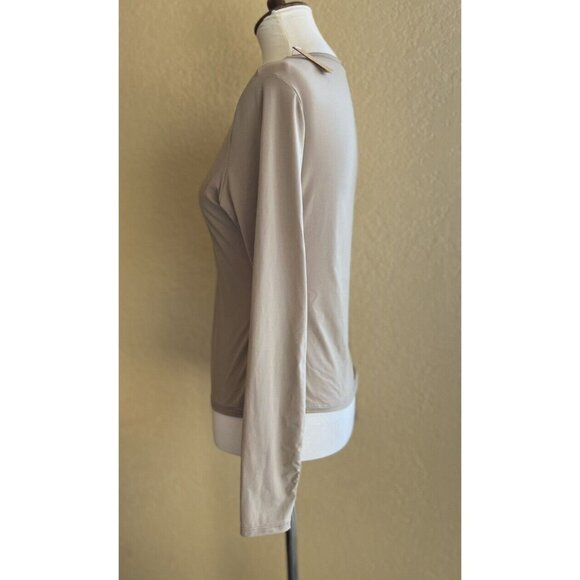 SKIMS Women's Long Sleeve Fits Everybody T-Shirt Desert Size 4X - Picture 5 of 7